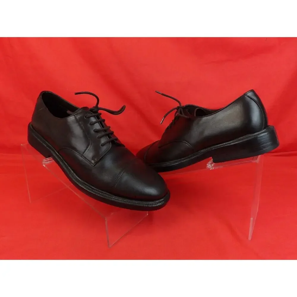 NIB BURBERRY REDWORTHS BROWN LEATHER SHEARLING DERBY OXFORDS 43.5 $795 ITALY - Picture 4 of 12